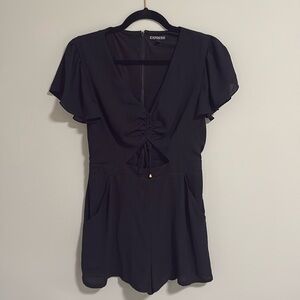 Express romper with center cut out